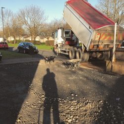 Groundwork in Bishop Auckland